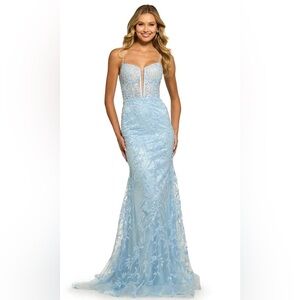 Sherri Hill style 55526. Worn once. Like new. Smoke free home